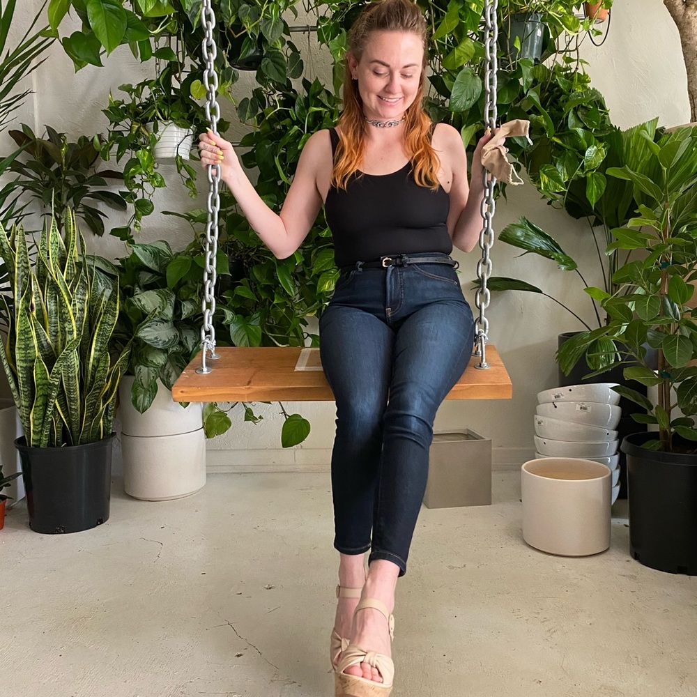 Everlane The Curvy High-rise skinny jeans